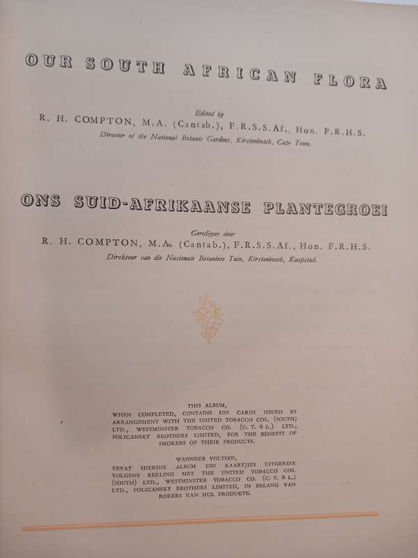 Our South African Flora edited by R.H. Compton