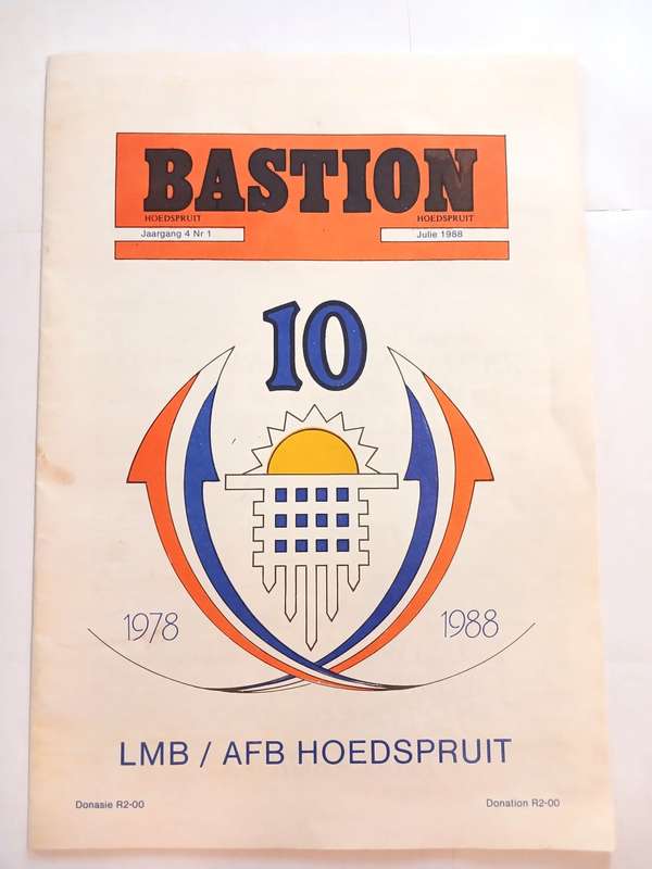 Bastion, Hoedspruit, Jaargang 4 Nr 1, Julie 1988
