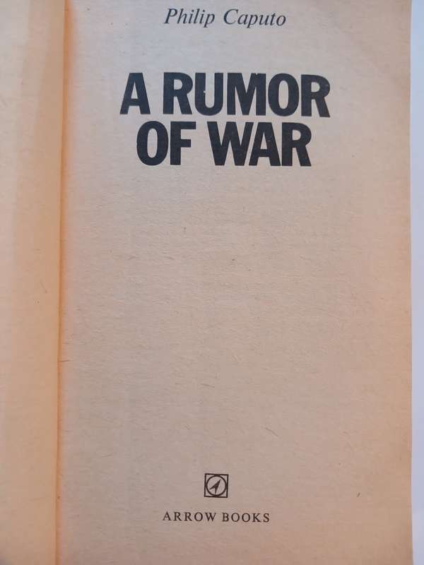 A Rumor of War by Philip Caputo