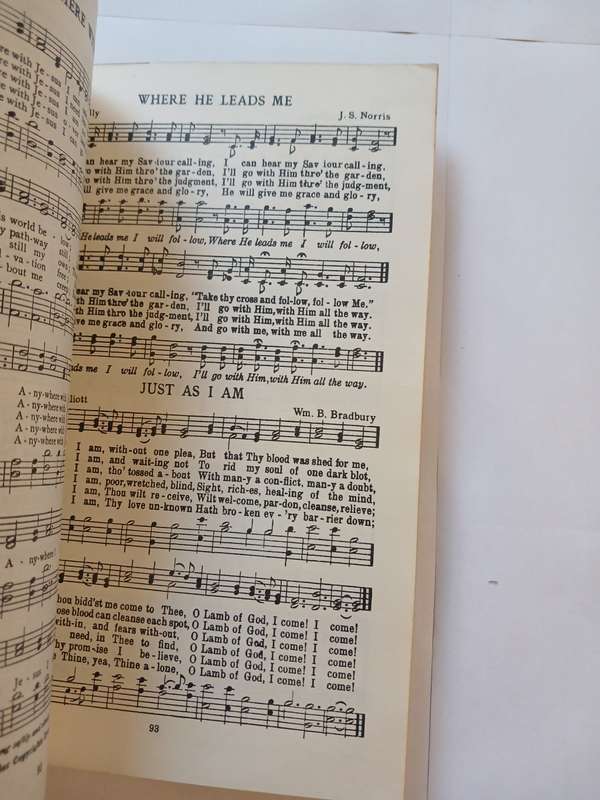 Crusade Song Book, Billy Graham compiled  by Cliff Barrows, Sheetmusic