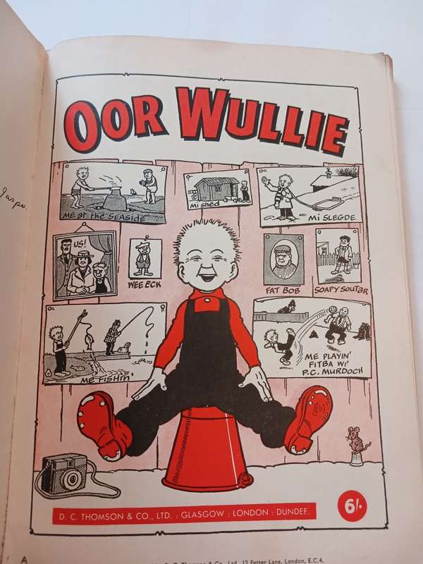 Oor Wullie published by D.C. Thompson, 1970