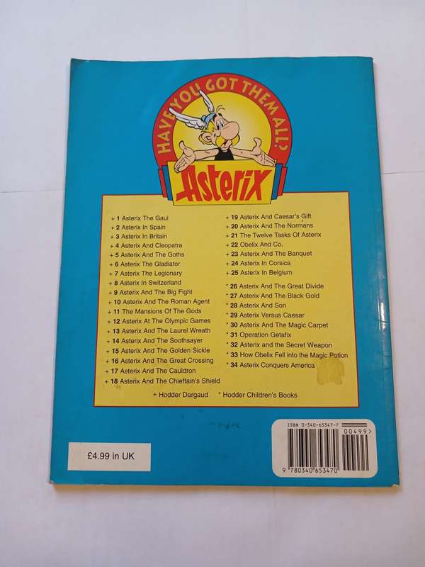 Asterix Conquers America by Goscinny and Uderzo, 1995