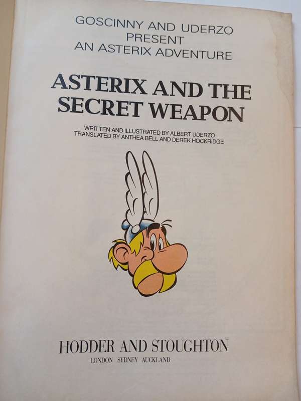 Asterix and the Secret Weapon by Goscinny and Uderzo, 1993