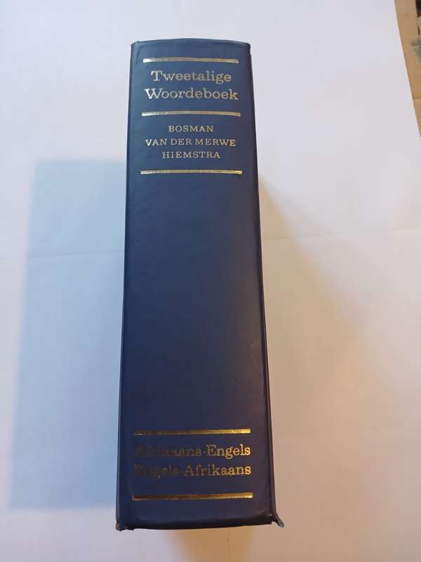 Tweetalige Woordeboek, Bosman, Van Der Merwe, Hiemstra. Sewende Uitgawe, Tweede Druk 1969