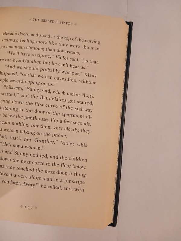 A Series of Unfortunate Events, Book the Sixth, The Ersatz Elevator by Lemony Snicket