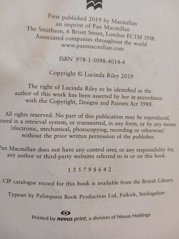 The Pearl Sister by Lucinda Riley