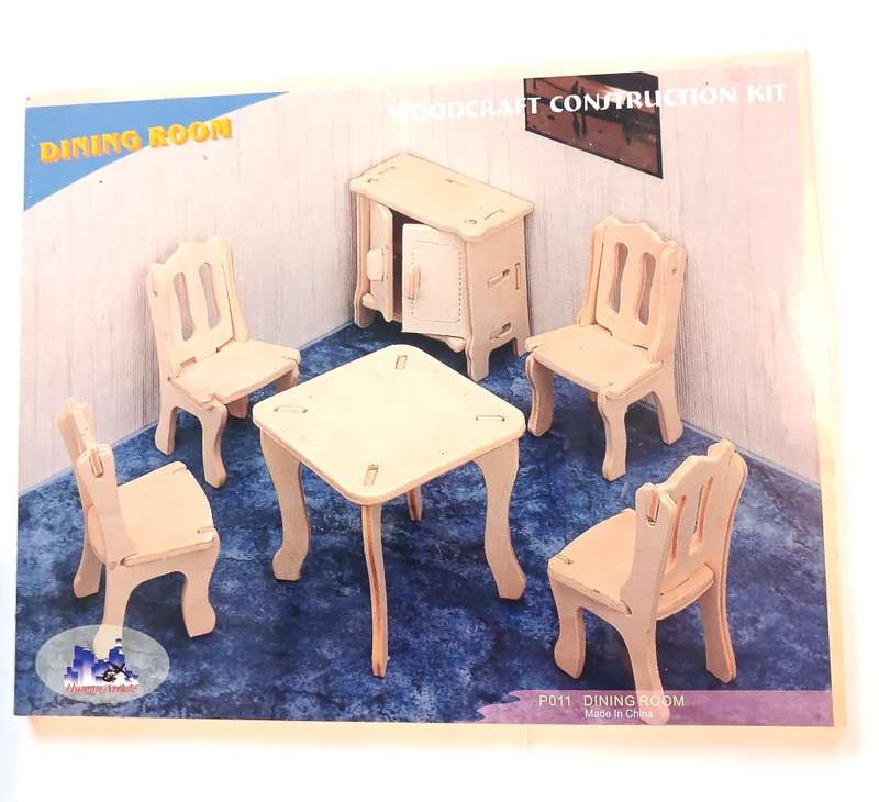 Dollhouse, Dining Room set DIY