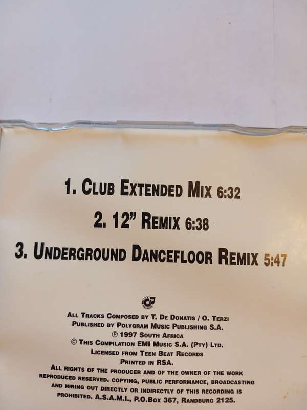 Bellissima CD single
