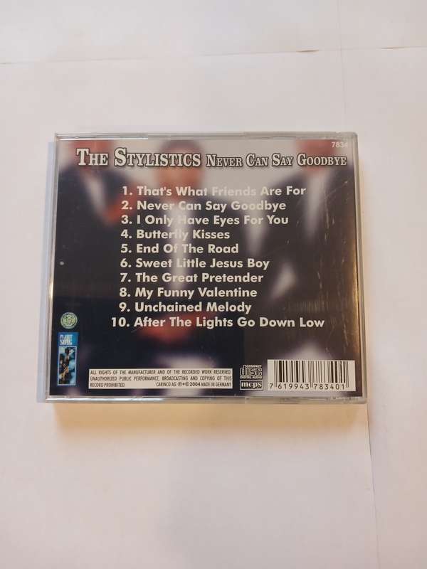 The Stylistics, Never Can Say Goodbye CD