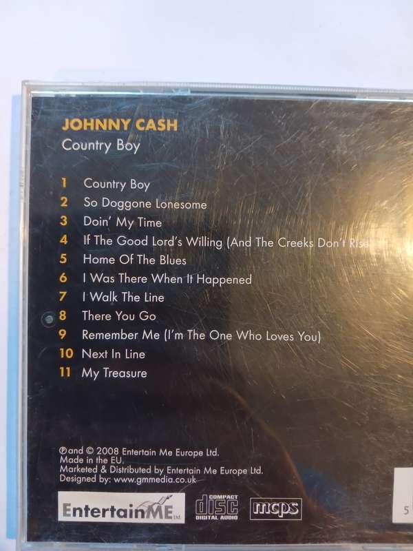 Johnny Cash, Country Boy, Digitally Remastered CD