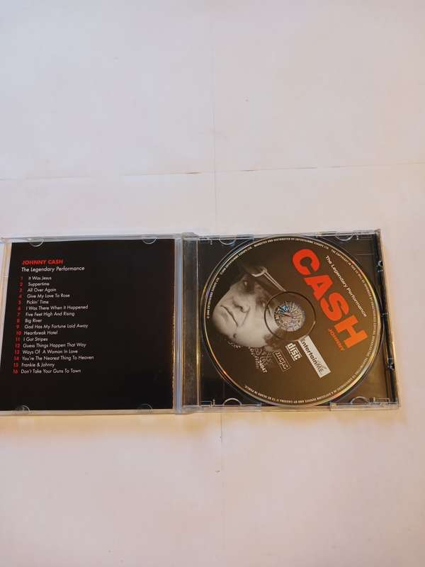 Johnny Cash, The Legendary Performance, Digitally Remastered CD