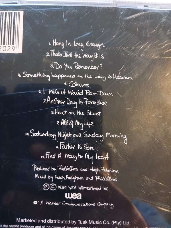 Phil Collins, But Seriously CD