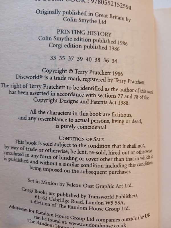 The Light Fantastic by Terry Pratchett