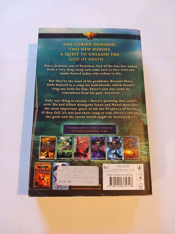 Percy Jackson, Heroes of Olympus, The Son Of Neptune by Rick Riordan