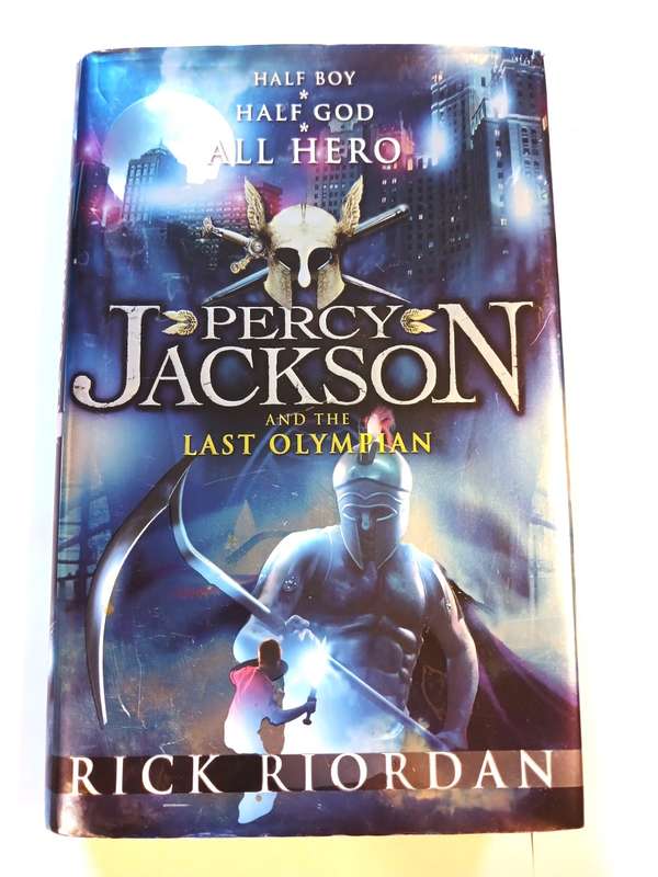 Percy Jackson and the Last Olympian by Rick Riordan, Hardcover