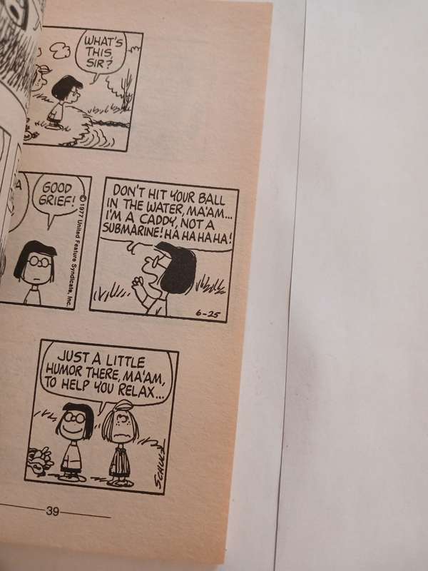 Snoopy stars as The Scourge of the Fairways by Charles M. Schulz