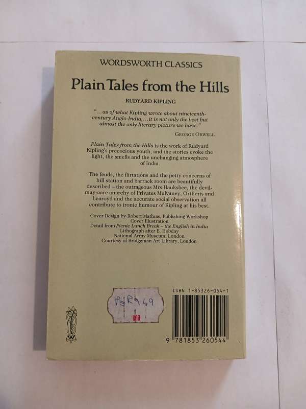 Plain Tales from the Hills by Rudyard Kipling