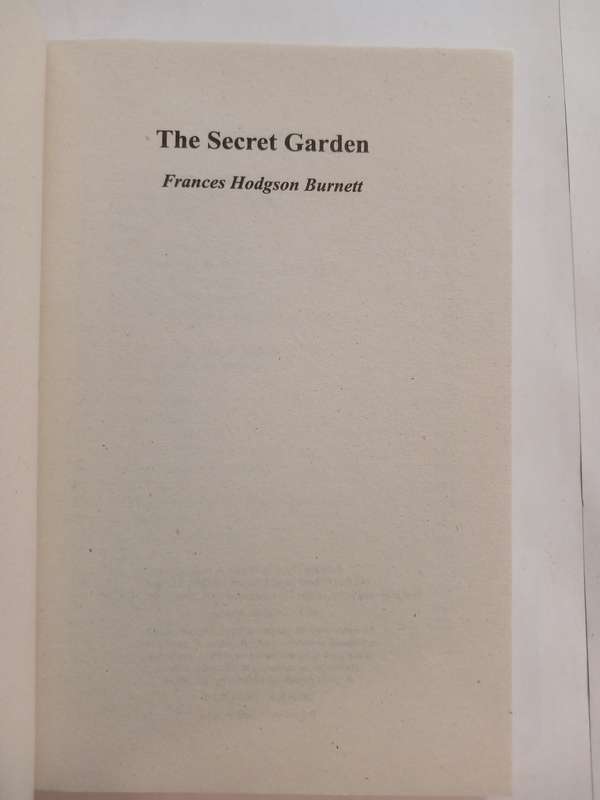 The Secret Garden by Frances Hodgson Burnett