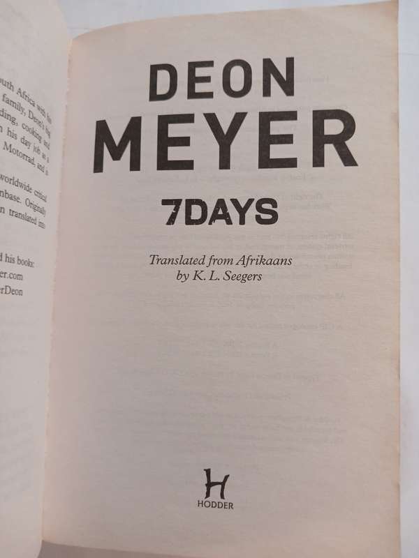 7 Days by Deon Meyer