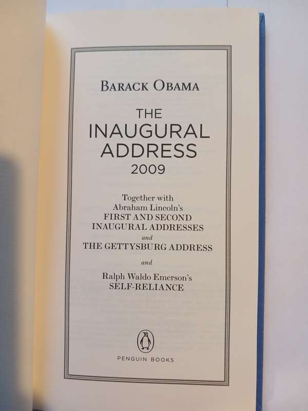 The Inaugural Address 2009 by Barack Obama