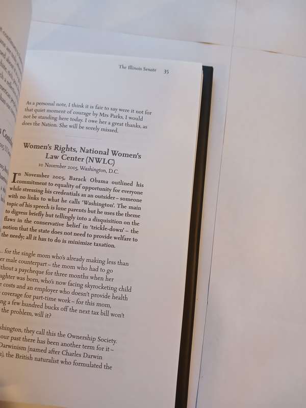 The Politics of Hope, The Words of Barack Obama compiled by Henry Russell