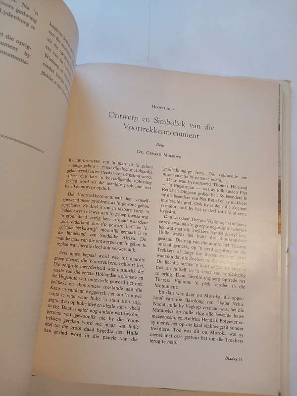 Die Voortrekkermonument, Pretoria, Amptelike Gids, Hardcover
