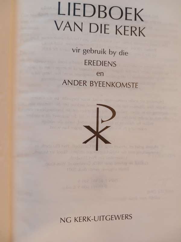 Liedboek van die Kerk, NG Kerk Uitgewers, 2001 Hardcover