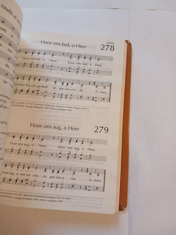 Liedboek van die Kerk, NG Kerk Uitgewers, 2001 Hardcover