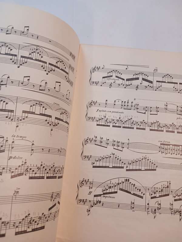 Liszt, Etude in D flat, Sheet Music
