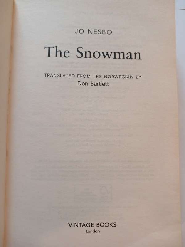 The Snowman by Jo Nesbo