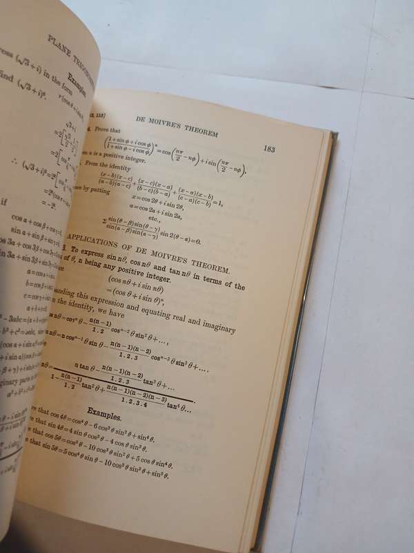 Plane Trigonometry by H.S. Carslaw