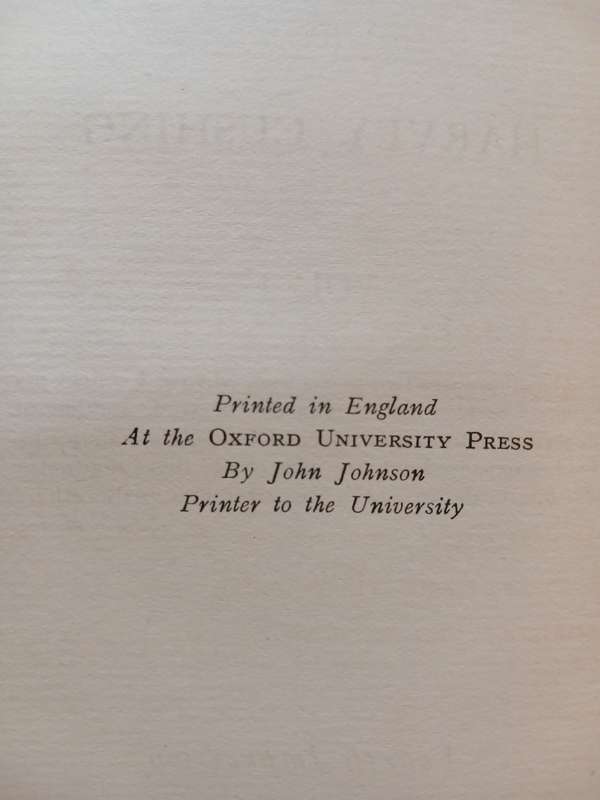 The Life of Sir William Osler by Harvey Cushing Vol. 1, 1926
