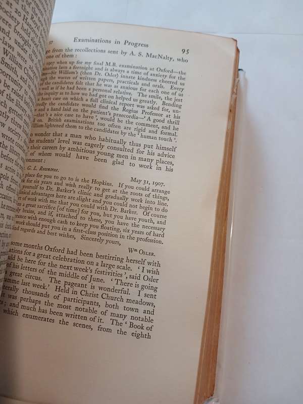 The Life of Sir William Osler by Harvey Cushing Vol. 2, 1926