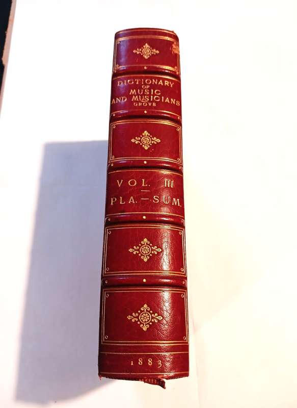 The Dictionary of Music and Musicians by Sir George Grove, Vol. III, 1883