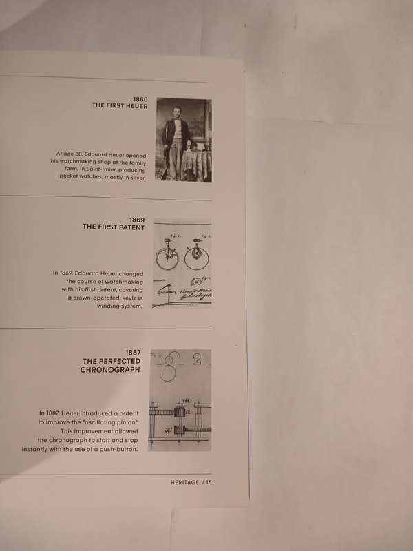 Tag Heuer Catalogue 2022