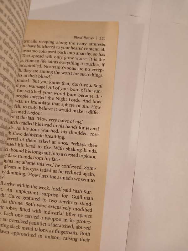 Blood Reaver by Aaron Dembski-Bowden, A Warhammer 40,000 Novel