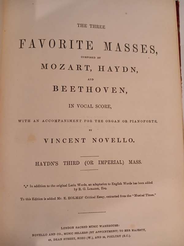 Hayden`s Third Mass