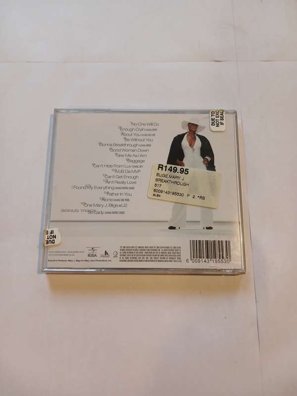 Mary J Blige, The Breakthrough CD