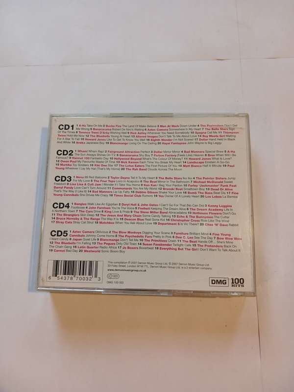 100 Hits, 80`s, 5 x CD