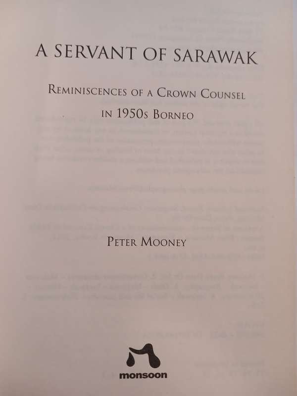 A Servant of Sarawak by Peter Mooney