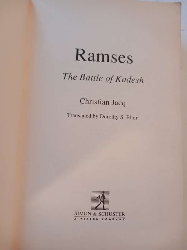 Ramses, The Battle of Kadesh by Christian Jaco