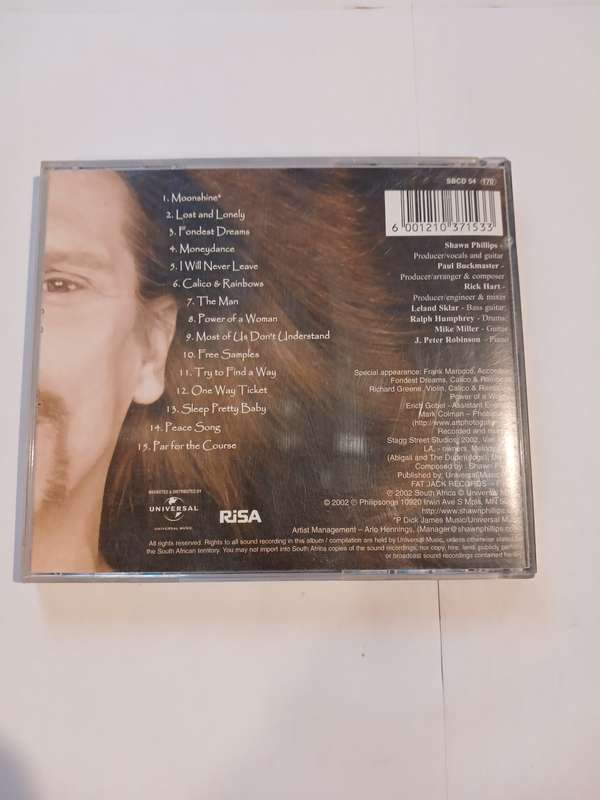 Shawn Phillips, No Category CD, signed