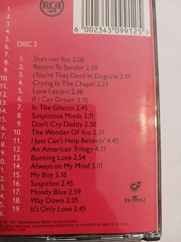 Elvis Presley, The All Time Greatest Hits, 2 x CD