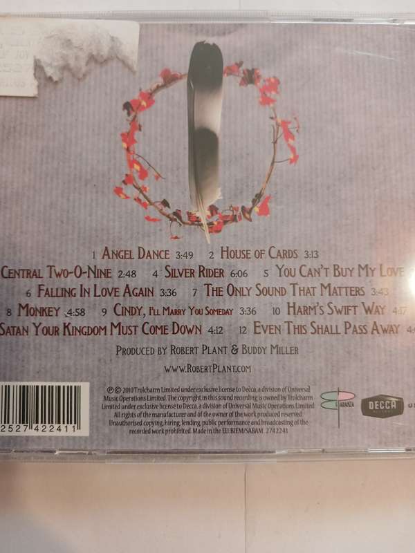 Robert Plant, Band of Joy CD