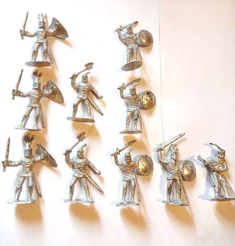 Miniature Roman Military Figurines x 10