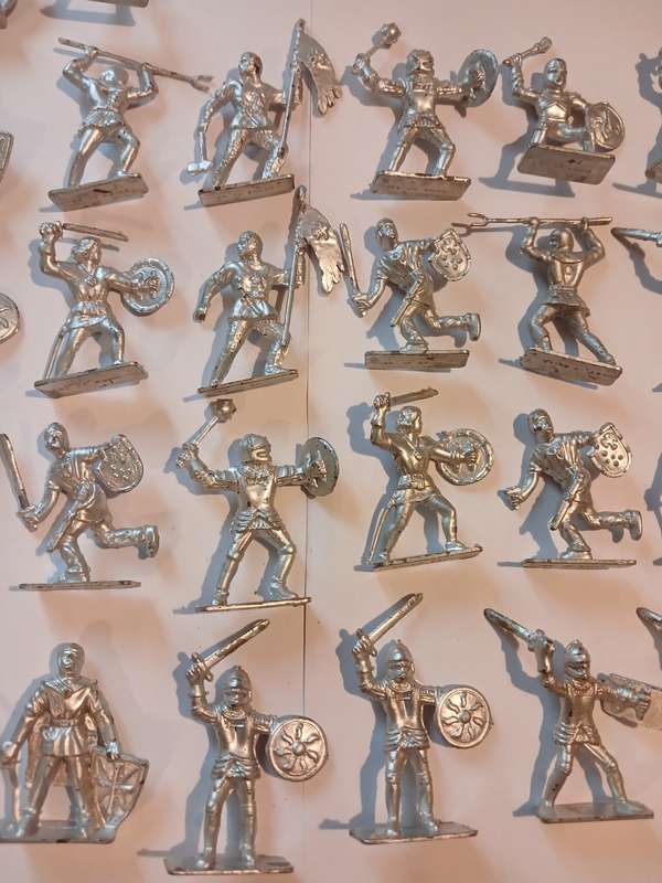 Miniature Roman Military Figurines x 35