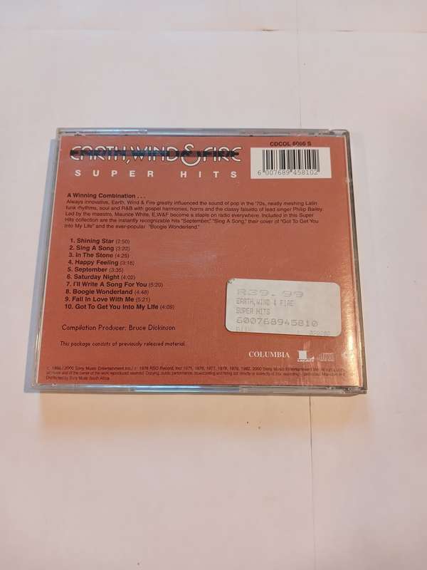 Earth, Wind & Fire, Super Hits CD