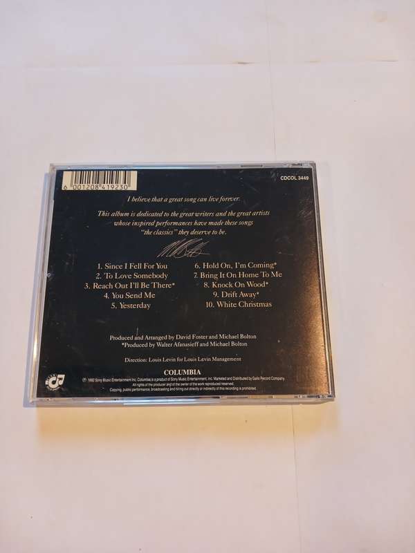 Michael Bolton, Timeless, The Classics CD