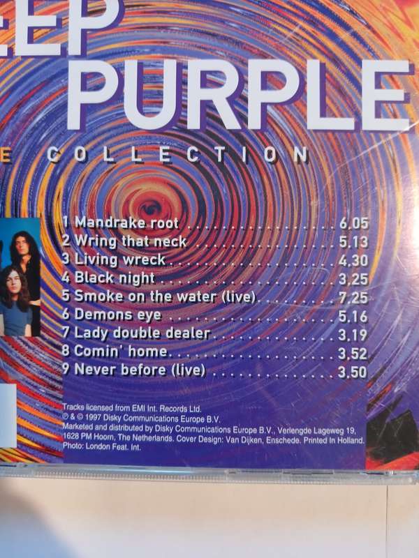 Deep Purple, The Collection CD