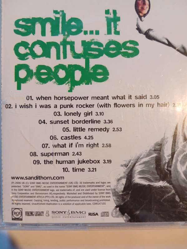 Sandi Thom, Smile...it Confuses People CD